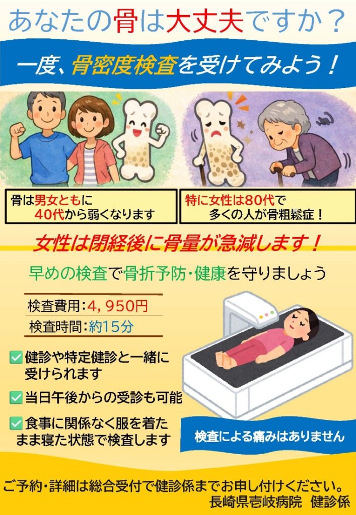 骨密度ドックポスター
